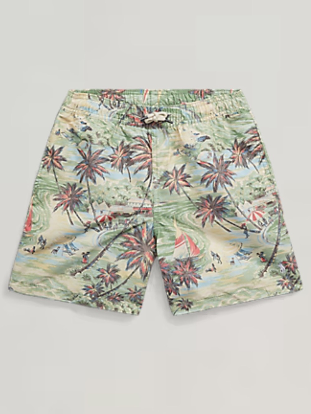 Polo by Ralph Lauren Tropical Palm Print Swim Trunk